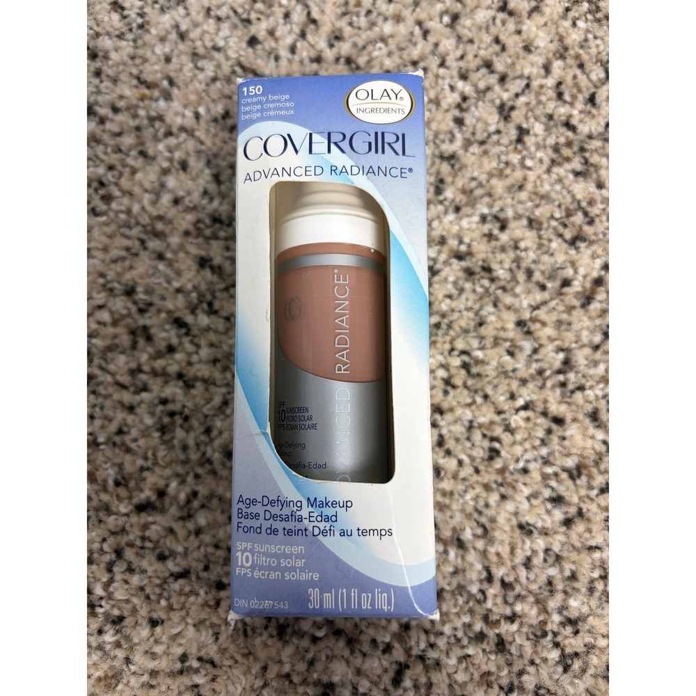 CoverGirl Advanced Radiance Foundation Olay 1oz Age-Defying Beige 150 New
